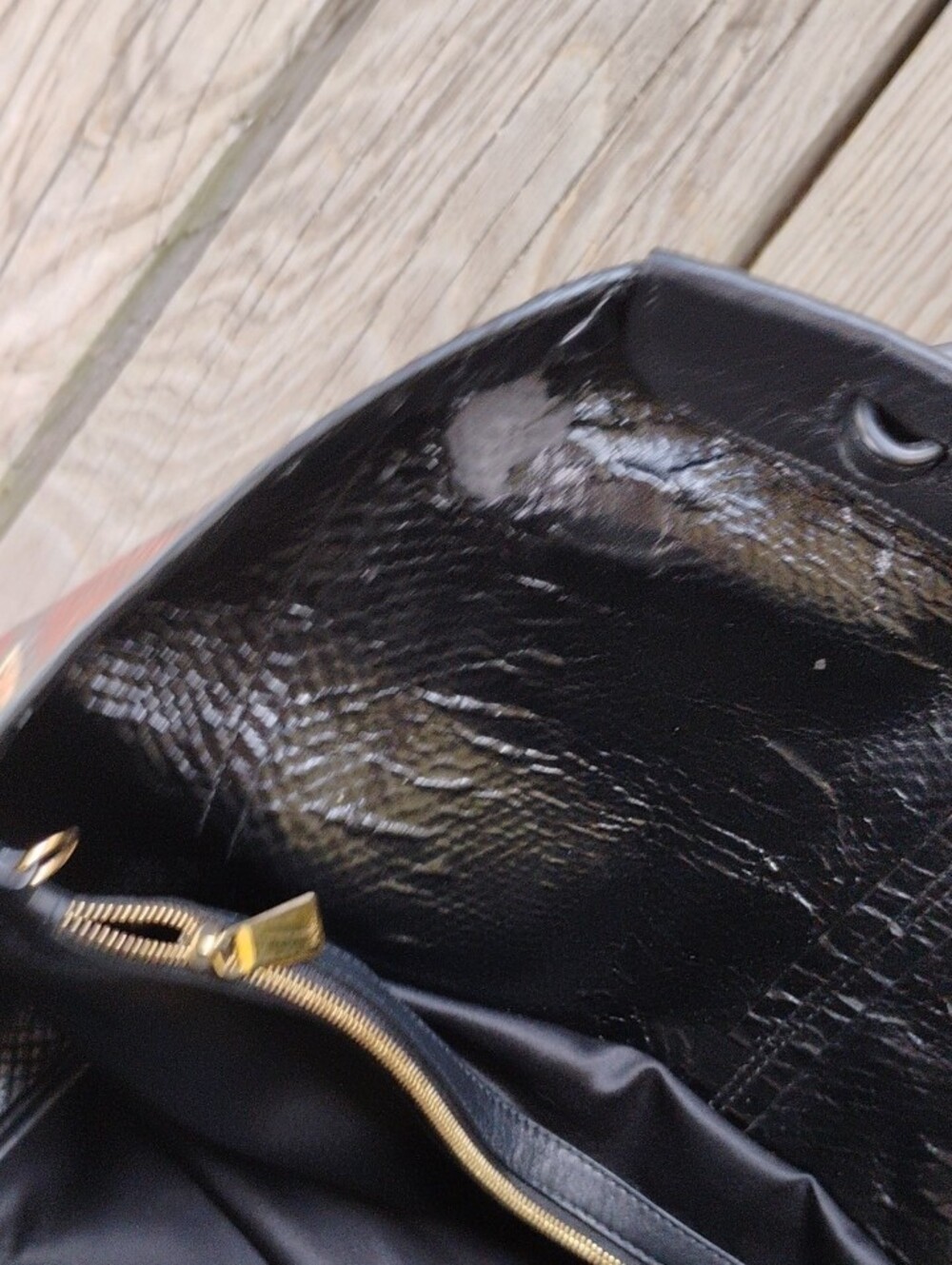 Furla 3 Compartment Snake-Print Tote Bag in Brown and Black - Picture 12 of 16